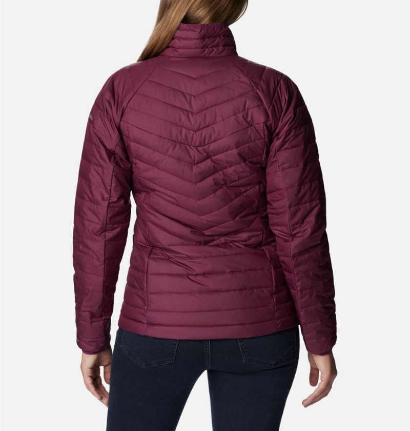 Columbia Powder Lite II Full Zip Women's Puffer Jacket Purple | AIMEBL-872