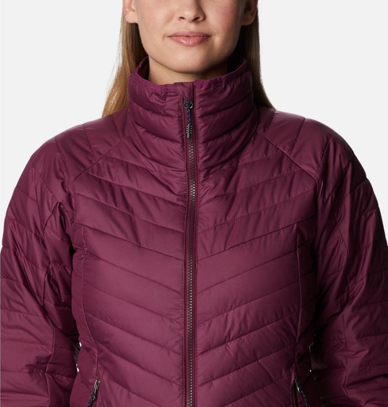 Columbia Powder Lite II Full Zip Women's Puffer Jacket Purple | AIMEBL-872