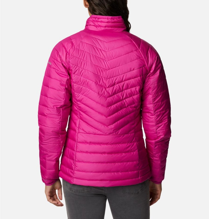 Columbia Powder Lite II Full Zip Women's Puffer Jacket Purple | QOIWMR-321