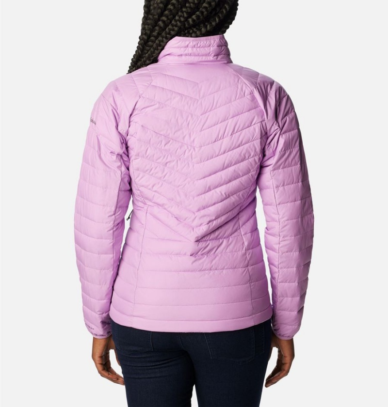 Columbia Powder Lite II Full Zip Women's Puffer Jacket Purple | OYTAKS-386