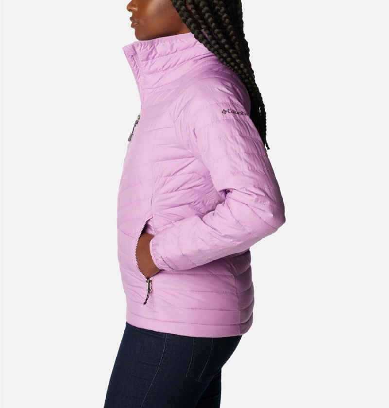 Columbia Powder Lite II Full Zip Women's Puffer Jacket Purple | OYTAKS-386
