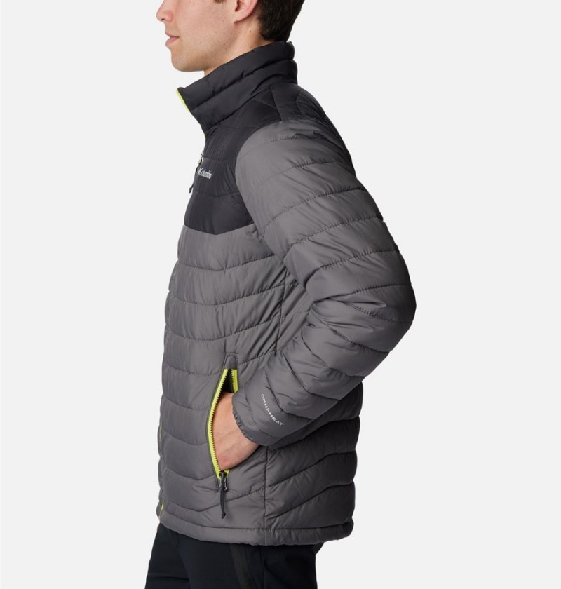 Columbia Powder Lite Insulated Men's Puffer Jacket Grey | DPIHQE-893