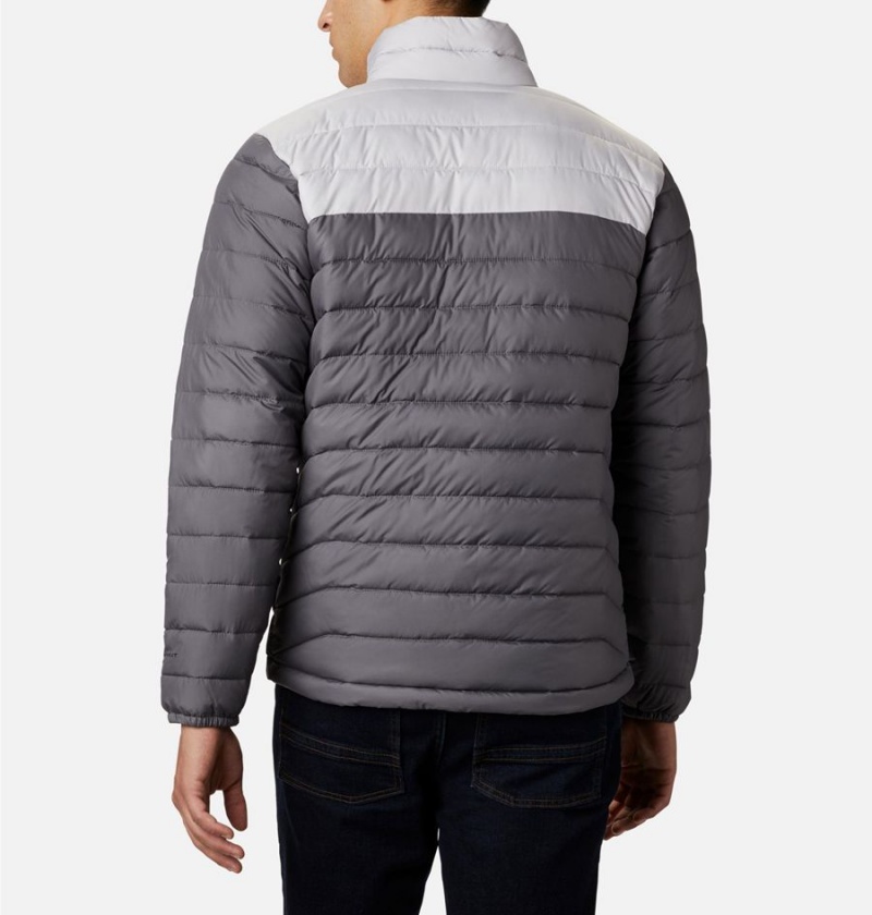 Columbia Powder Lite Insulated Men's Puffer Jacket Grey | EZGIRM-957