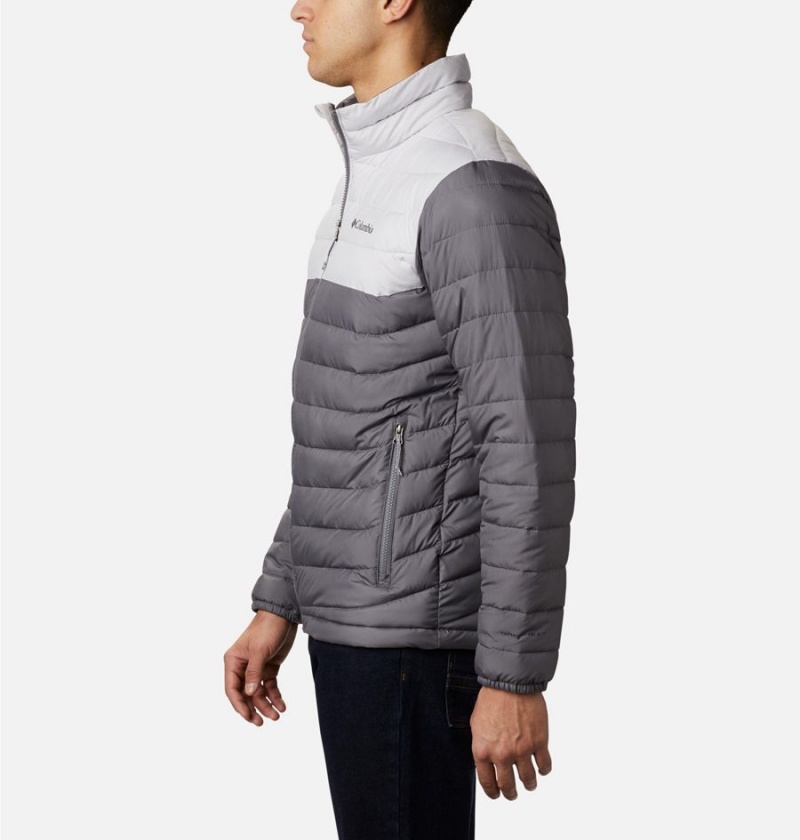 Columbia Powder Lite Insulated Men's Puffer Jacket Grey | EZGIRM-957