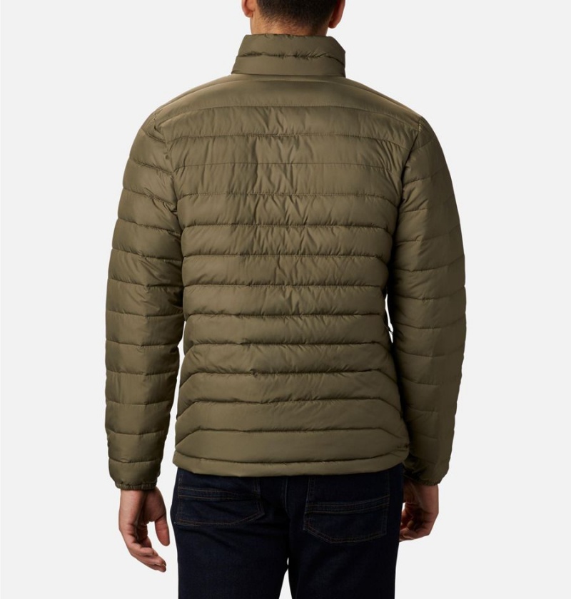 Columbia Powder Lite Insulated Men's Puffer Jacket Green | VSBTLW-612