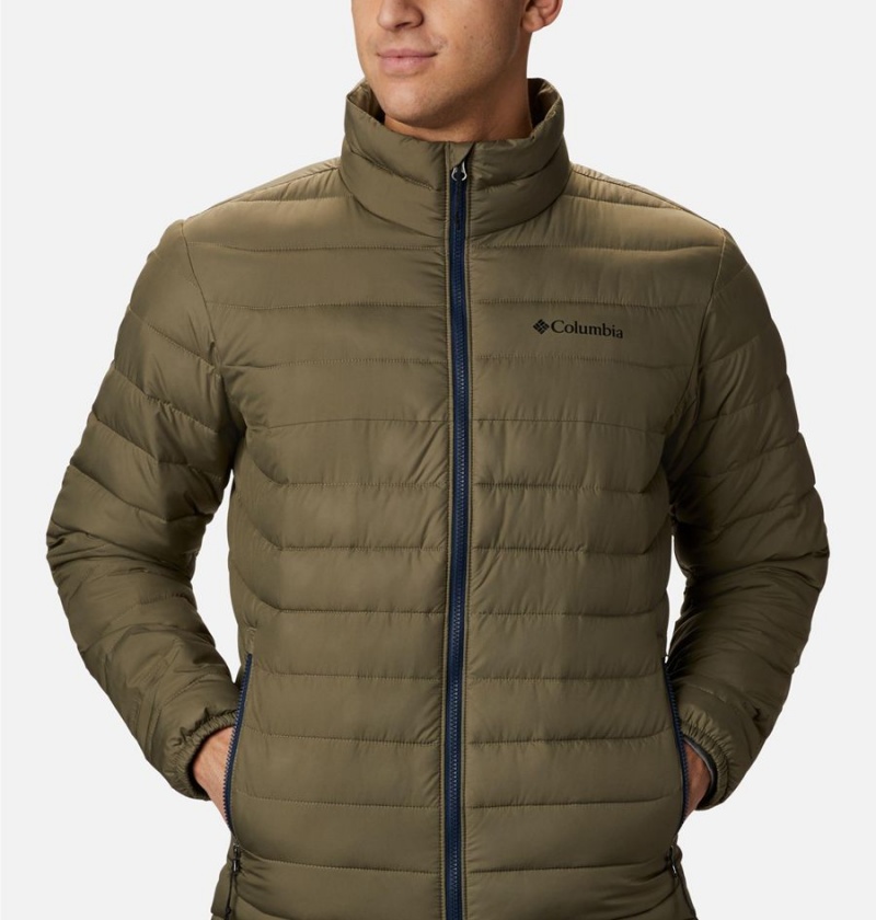 Columbia Powder Lite Insulated Men's Puffer Jacket Green | VSBTLW-612