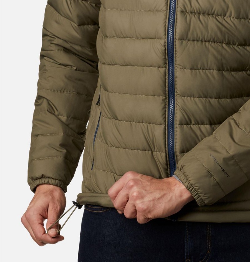 Columbia Powder Lite Insulated Men's Puffer Jacket Green | VSBTLW-612