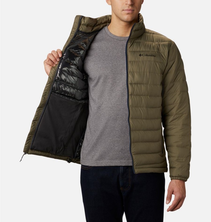 Columbia Powder Lite Insulated Men's Puffer Jacket Green | VSBTLW-612