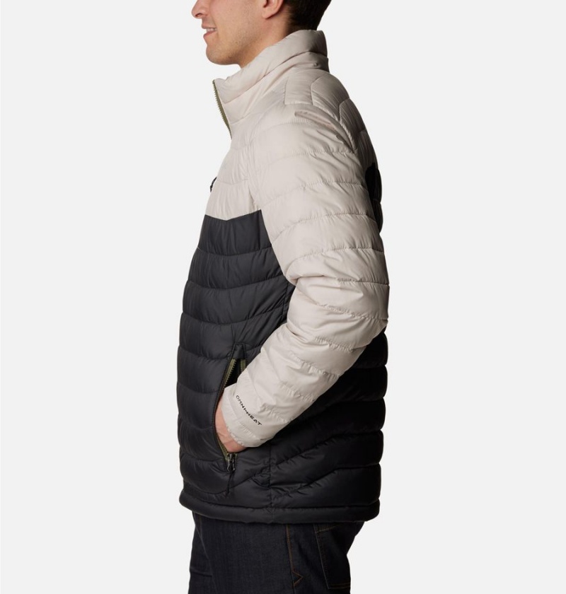 Columbia Powder Lite Insulated Men's Puffer Jacket Black | GYSAZX-456