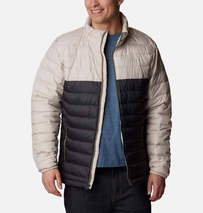 Columbia Powder Lite Insulated Men's Puffer Jacket Black | GYSAZX-456