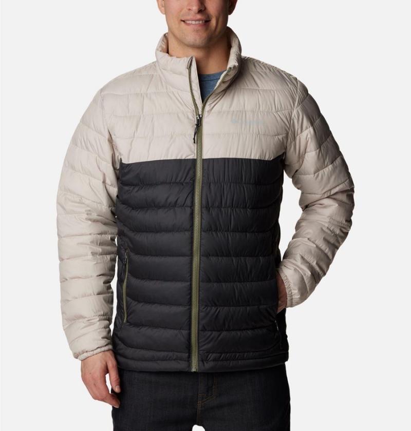 Columbia Powder Lite Insulated Men\'s Puffer Jacket Black | GYSAZX-456