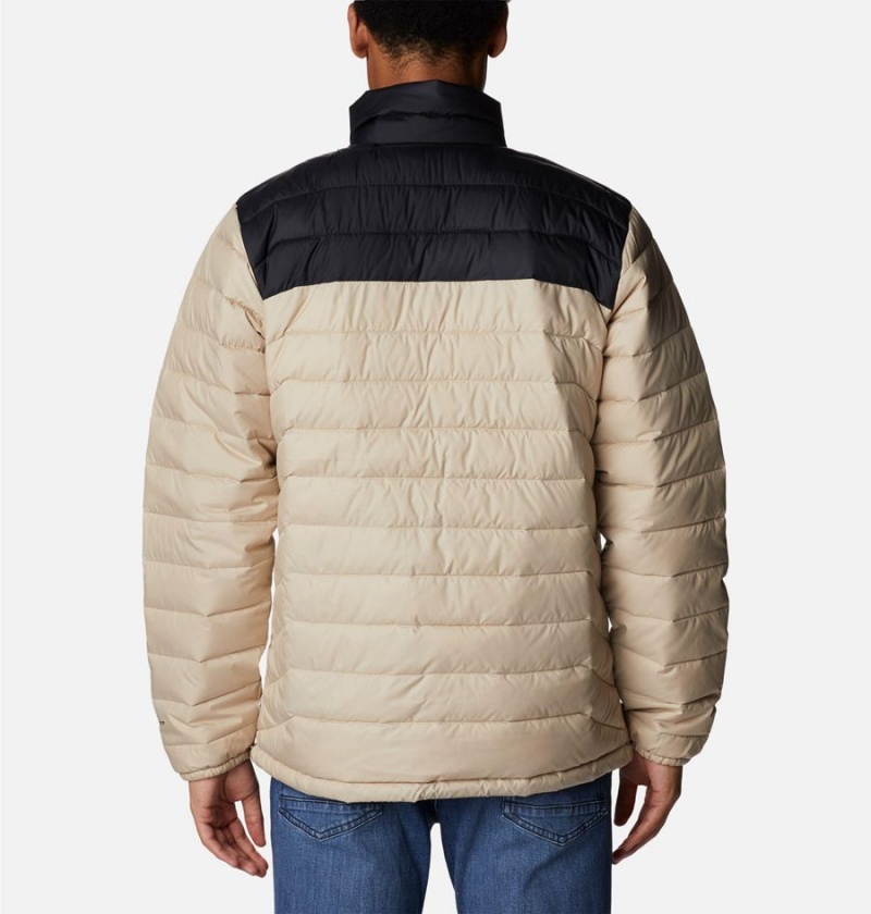 Columbia Powder Lite Insulated Men's Puffer Jacket Khaki | XACGTQ-916