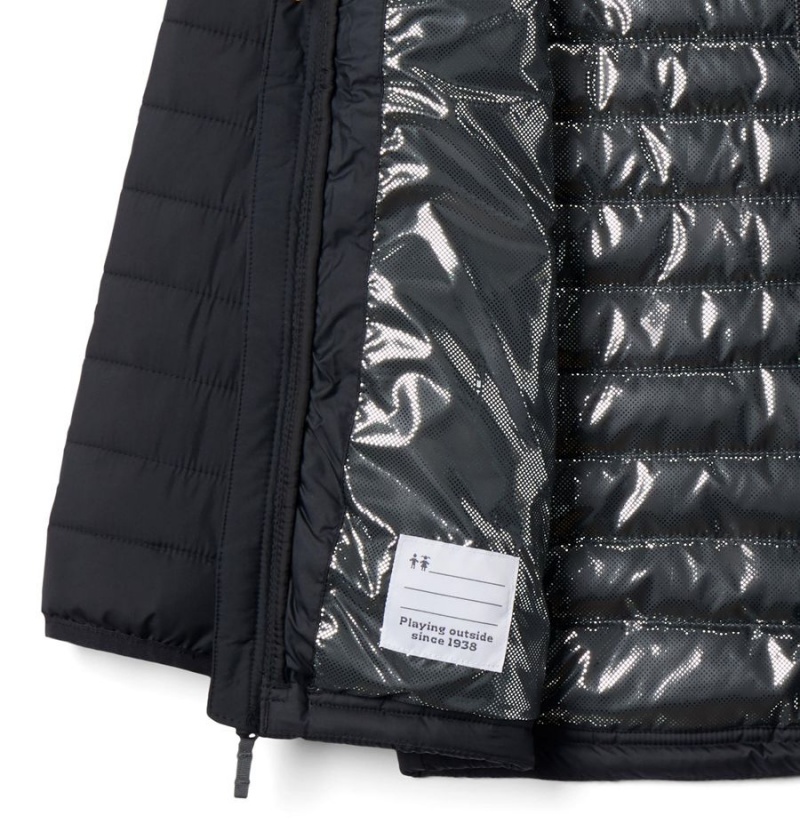 Columbia Powder Lite Kids' Jacket Black | TUSWYM-047