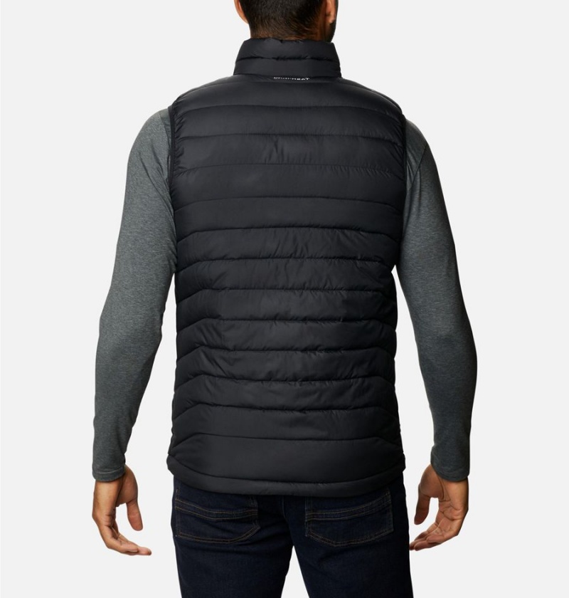 Columbia Powder Lite Men's Vest Black | QYOKEX-982