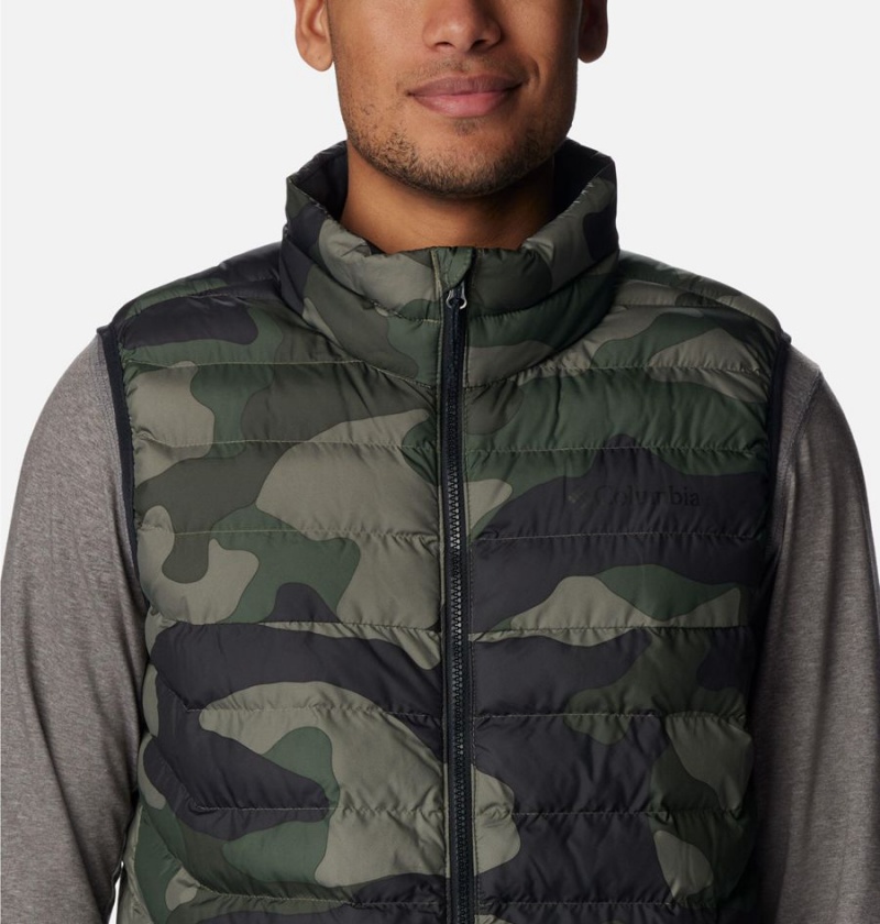 Columbia Powder Lite Men's Vest Green | SUIDYT-146