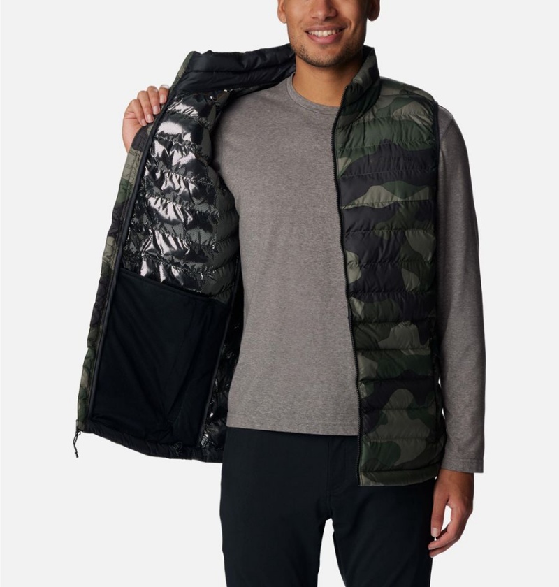 Columbia Powder Lite Men's Vest Green | SUIDYT-146
