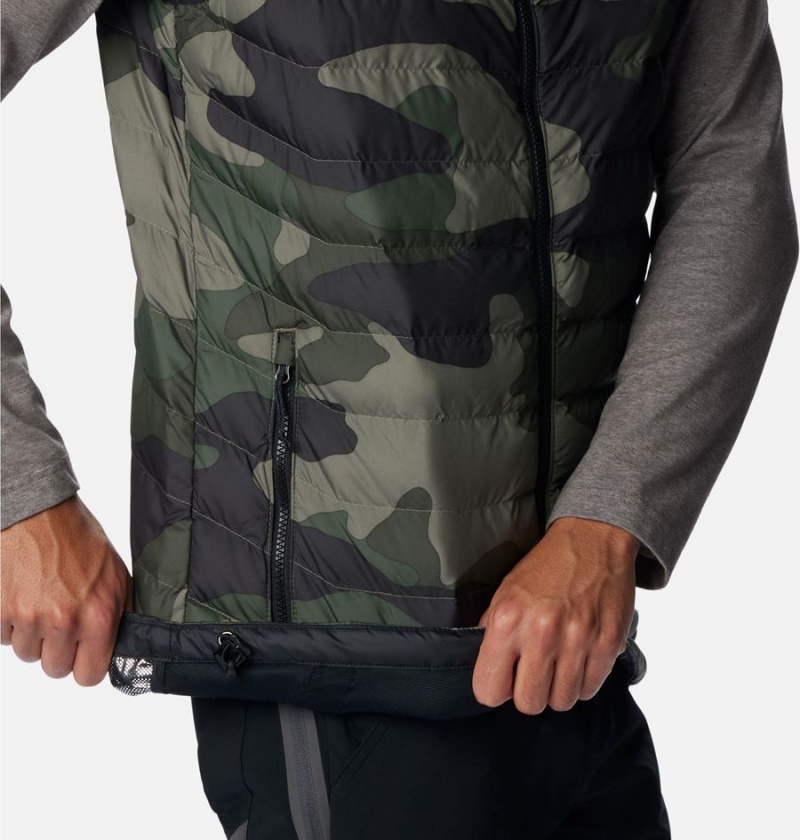 Columbia Powder Lite Men's Vest Green | SUIDYT-146