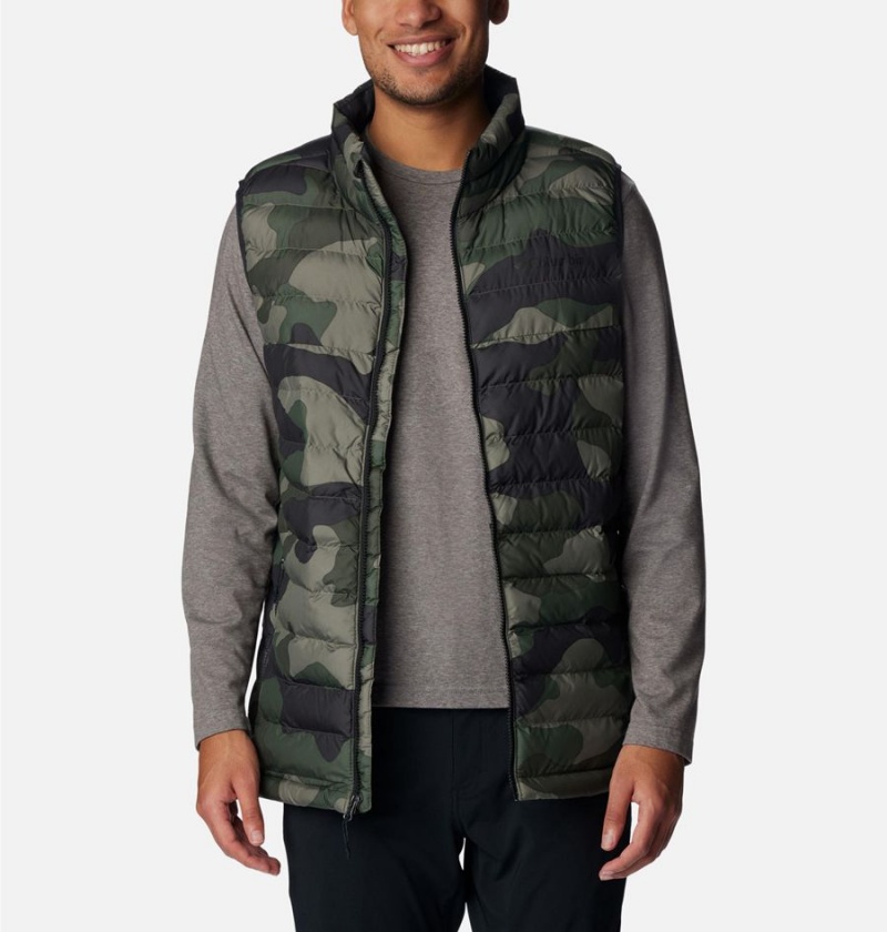 Columbia Powder Lite Men's Vest Green | SUIDYT-146
