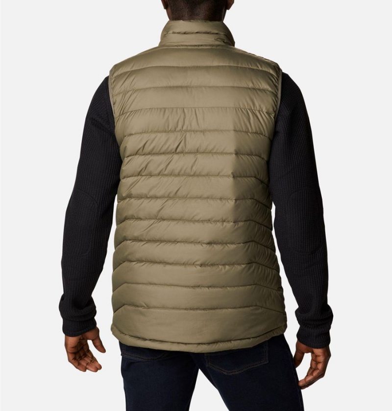 Columbia Powder Lite Men's Vest Green | YVMZLE-892