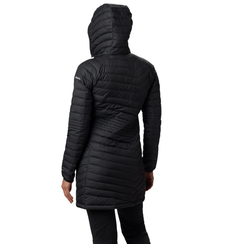 Columbia Powder Lite Mid Women's Puffer Jacket Black | RBFWJS-896