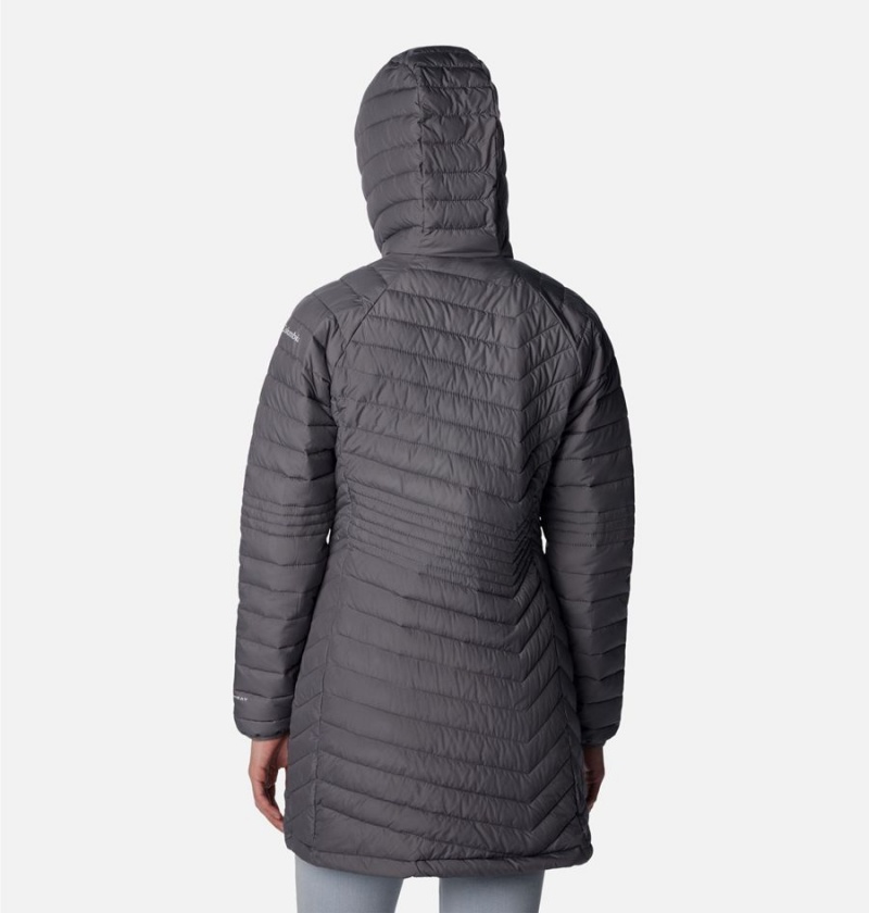 Columbia Powder Lite Mid Women's Puffer Jacket Grey | QGYKEF-298