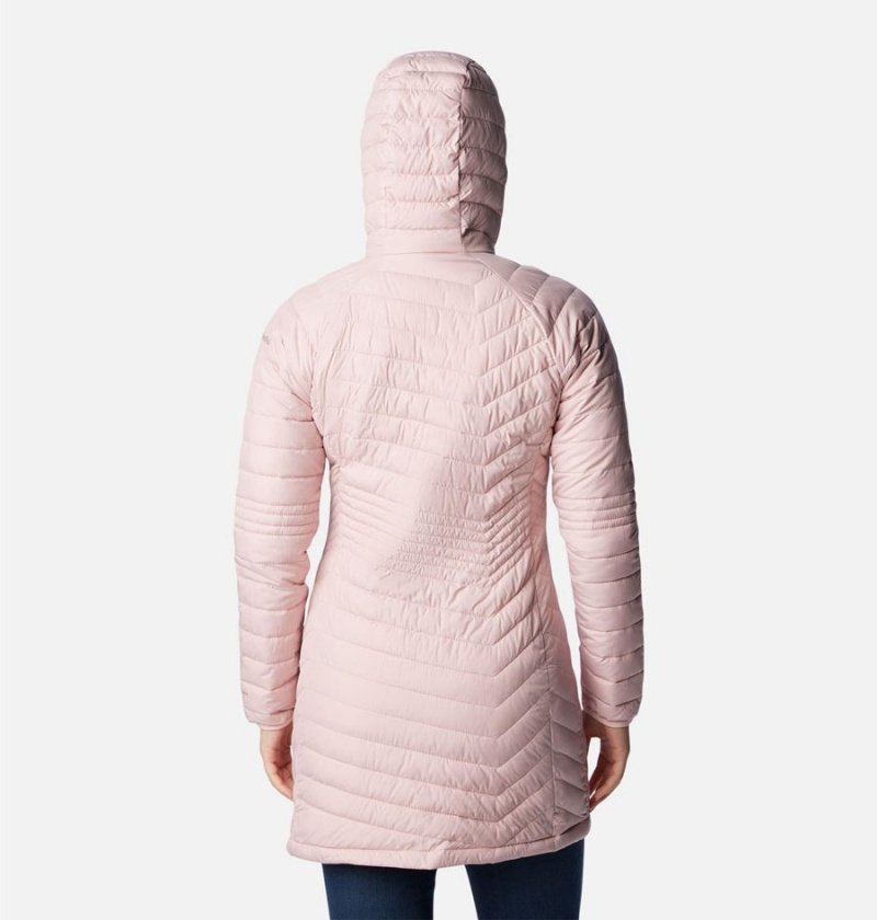Columbia Powder Lite Mid Women's Puffer Jacket Pink | KWYBON-867