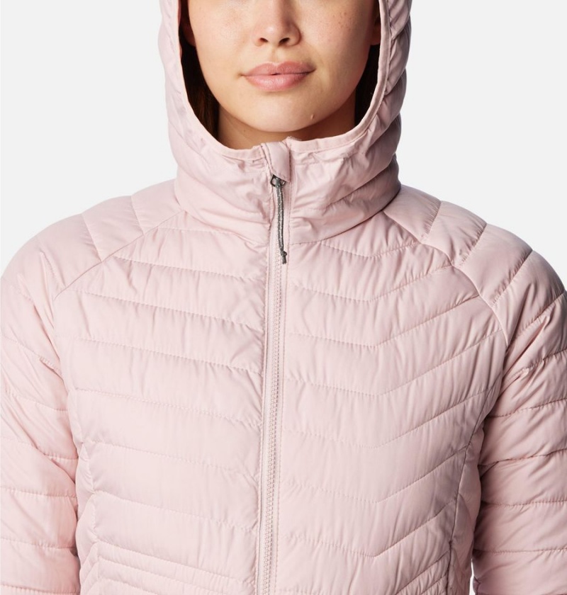 Columbia Powder Lite Mid Women's Puffer Jacket Pink | KWYBON-867