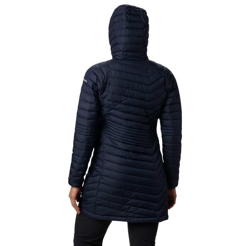 Columbia Powder Lite Mid Women's Puffer Jacket Navy | FQEKPO-341