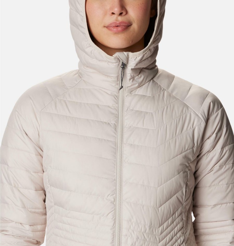 Columbia Powder Lite Mid Women's Puffer Jacket White | PTKBUO-205