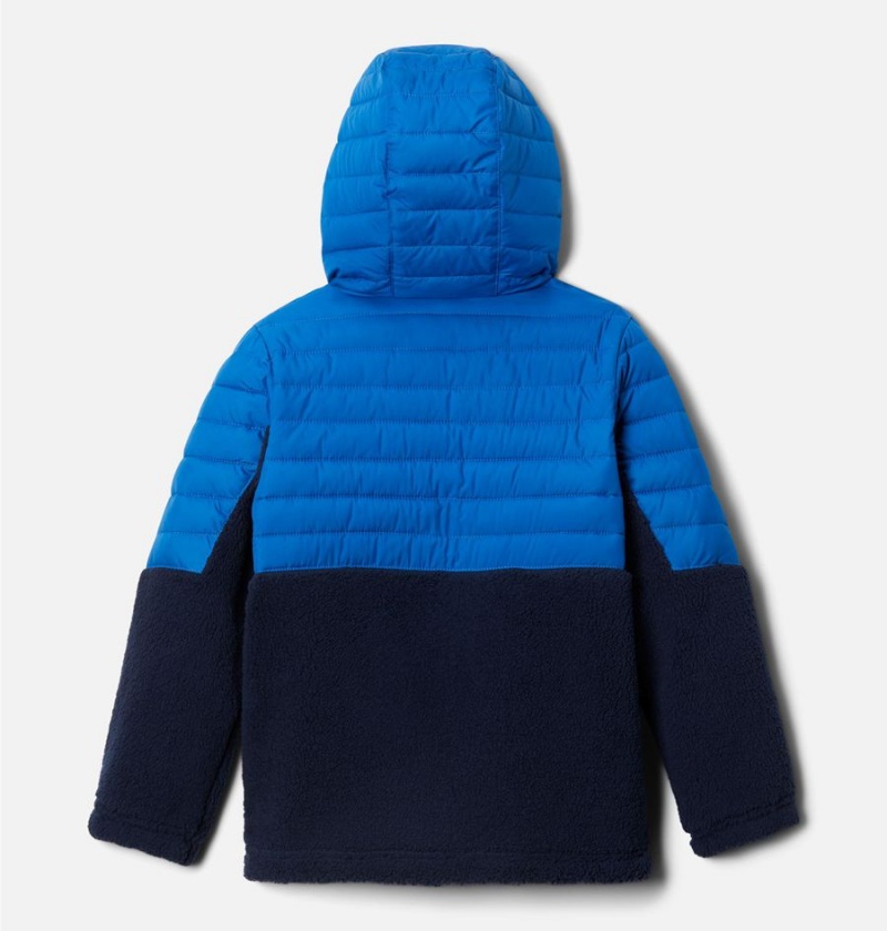 Columbia Powder Lite Novelty Hooded Kids' Jacket Blue | QMYXPC-671