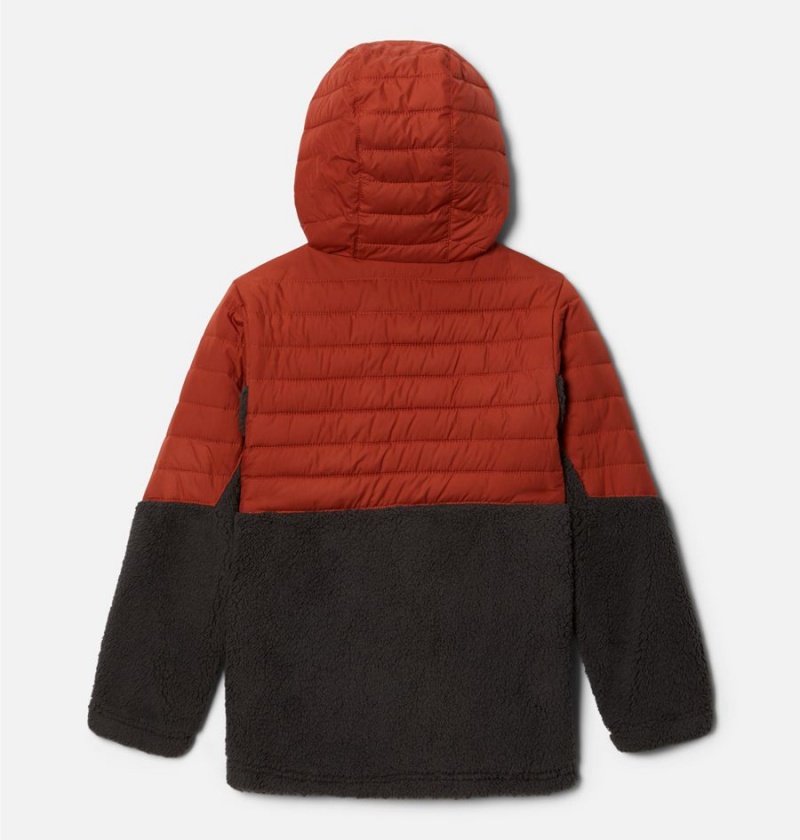 Columbia Powder Lite Novelty Hooded Kids' Jacket Red | FRVIYX-870