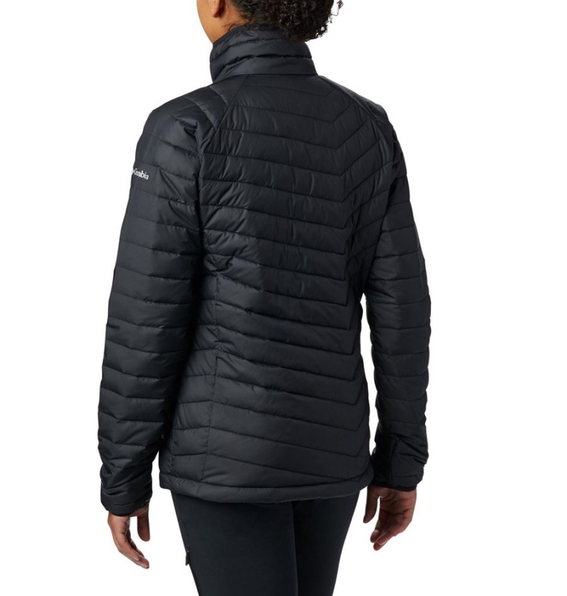 Columbia Powder Lite Women's Puffer Jacket Black | ZPKBHJ-381