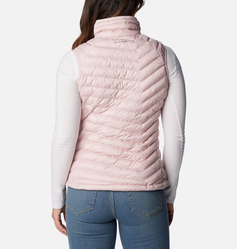 Columbia Powder Lite Women's Vest Pink | BAWUXM-459