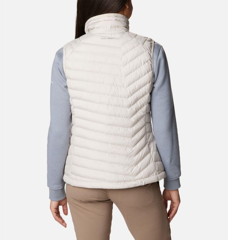 Columbia Powder Lite Women's Vest White | IOQAUG-491