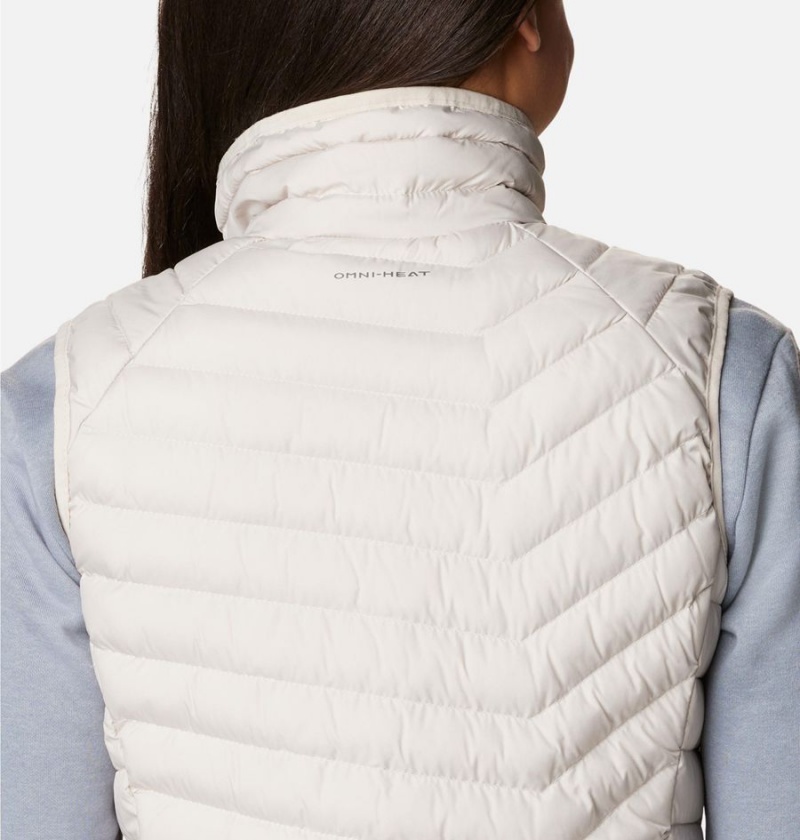 Columbia Powder Lite Women's Vest White | IOQAUG-491