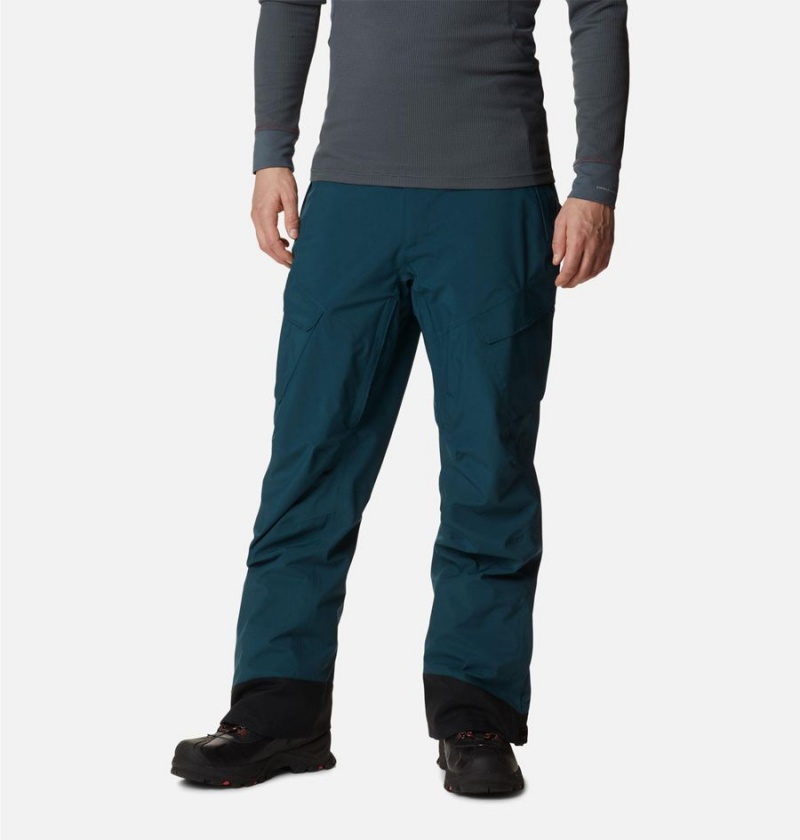 Columbia Powder Stash Ski Men\'s Pants Blue | BFMOVA-534