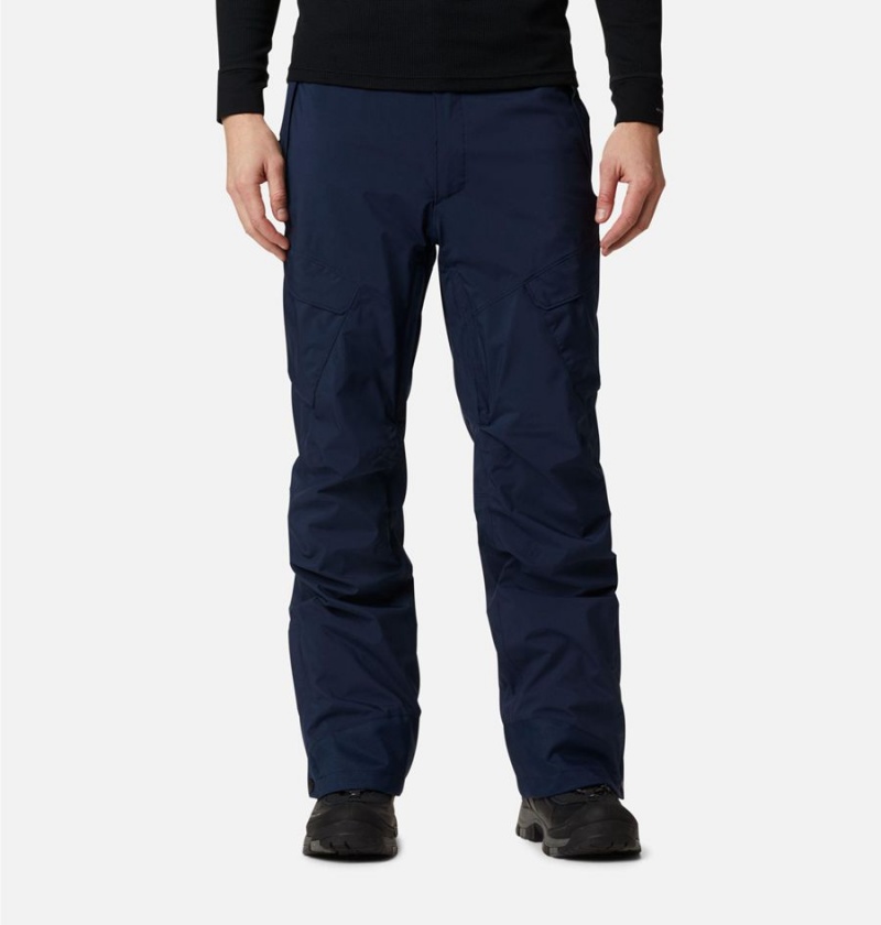 Columbia Powder Stash Ski Men\'s Pants Navy | XJSIRV-046