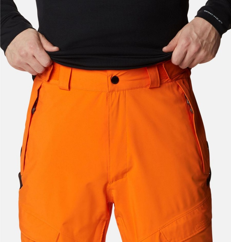 Columbia Powder Stash Ski Men's Pants Orange | RWYOQT-730