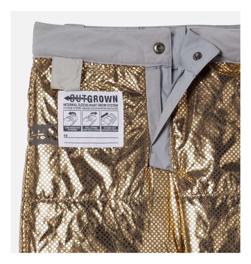 Columbia Powder Turner Suspender Ski Kids' Pants Grey | ONPZMW-430