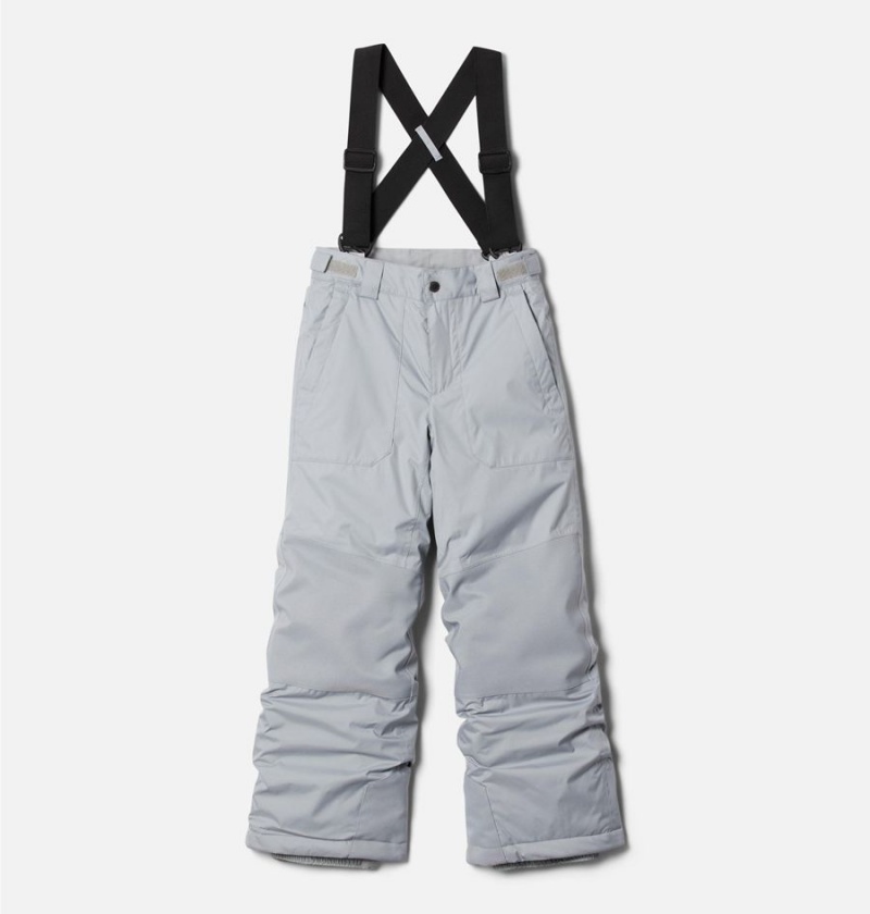Columbia Powder Turner Suspender Ski Kids\' Pants Grey | ONPZMW-430