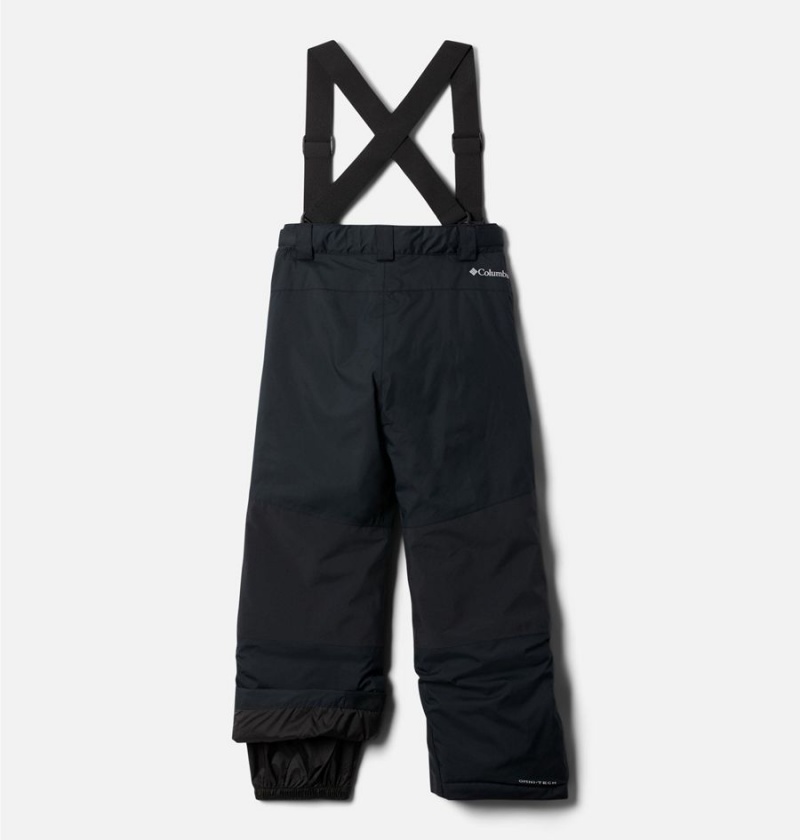 Columbia Powder Turner Suspender Ski Kids' Pants Black | KNCGRZ-972