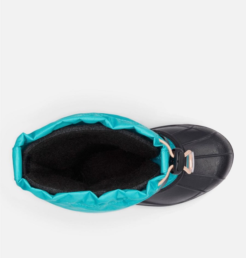Columbia Powderbug Forty Snow Kids' Boots Turquoise | KTALRN-504