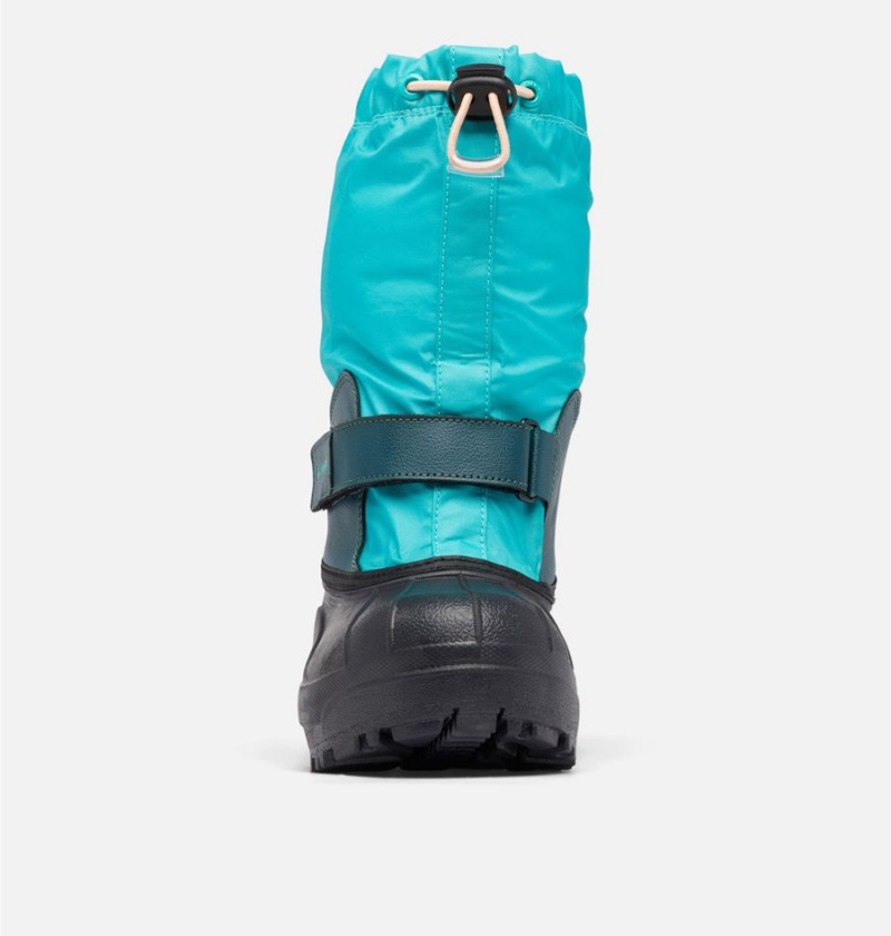 Columbia Powderbug Forty Snow Kids' Boots Turquoise | KTALRN-504
