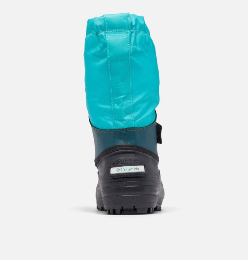 Columbia Powderbug Forty Snow Kids' Boots Turquoise | KTALRN-504