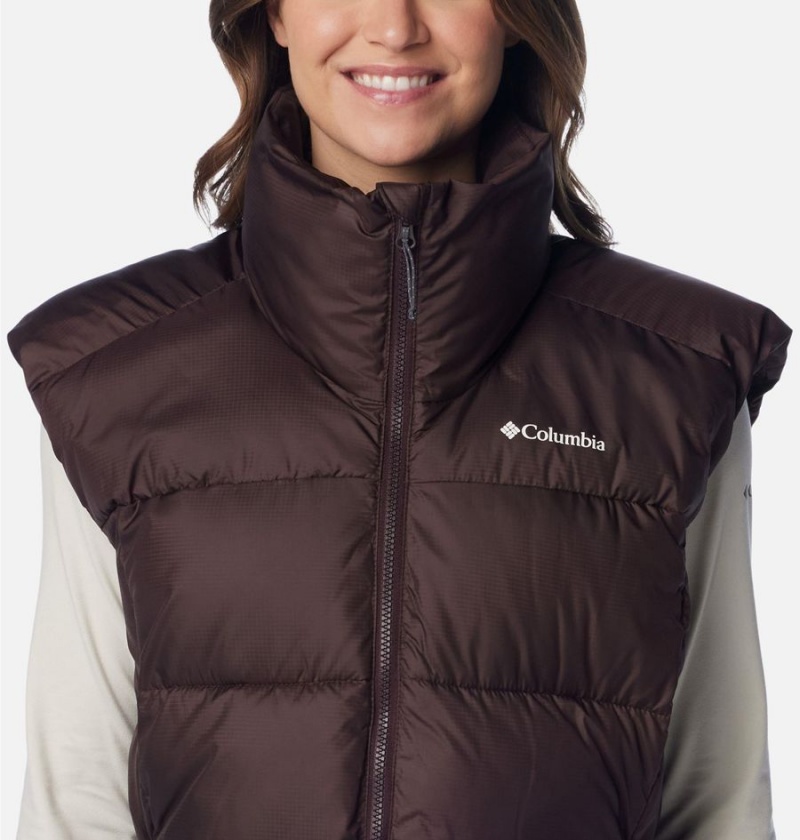 Columbia Puffect Mid Women's Vest Black | ORWNQF-901