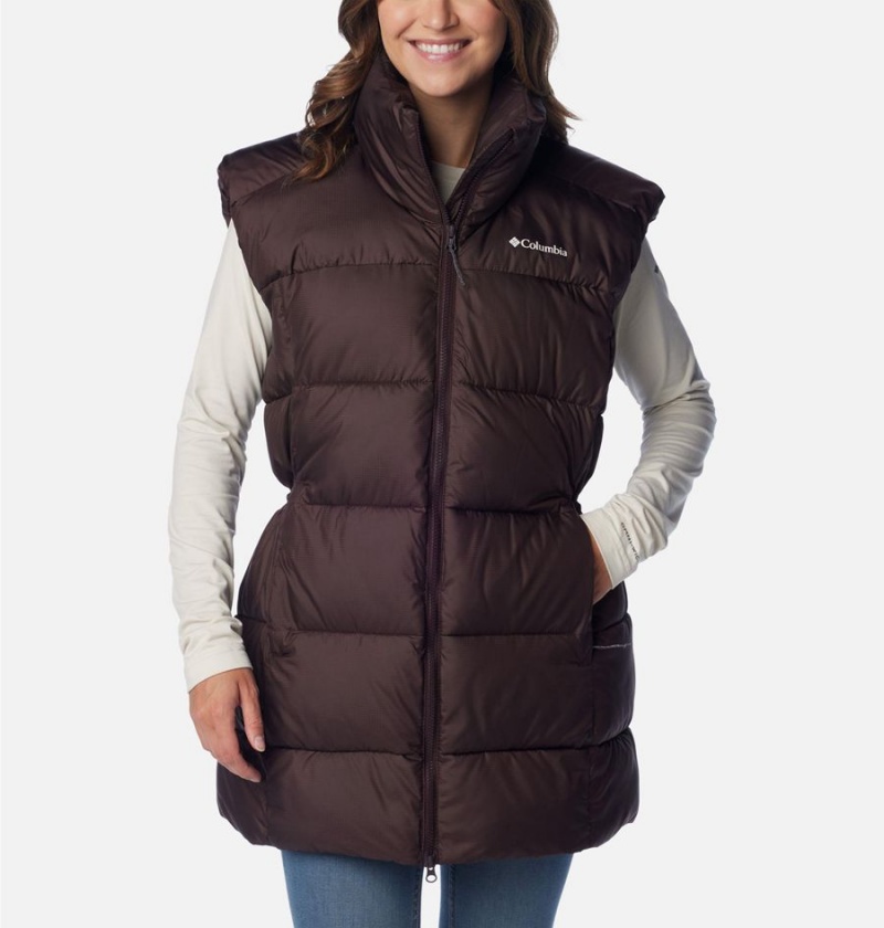 Columbia Puffect Mid Women\'s Vest Black | ORWNQF-901
