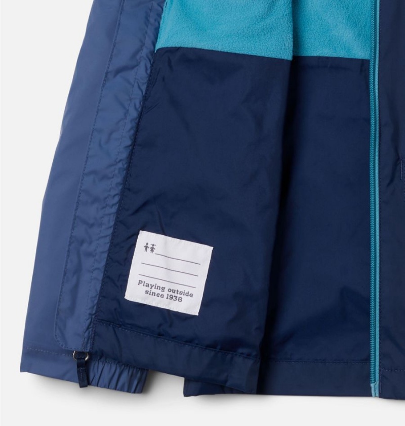 Columbia Rain-Zilla Kids' Jacket Blue | FWHMVK-690