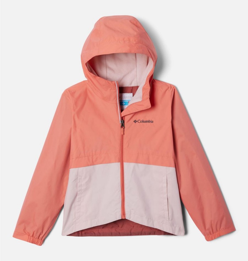 Columbia Rain-Zilla Kids\' Jacket Coral | ILXBRY-687