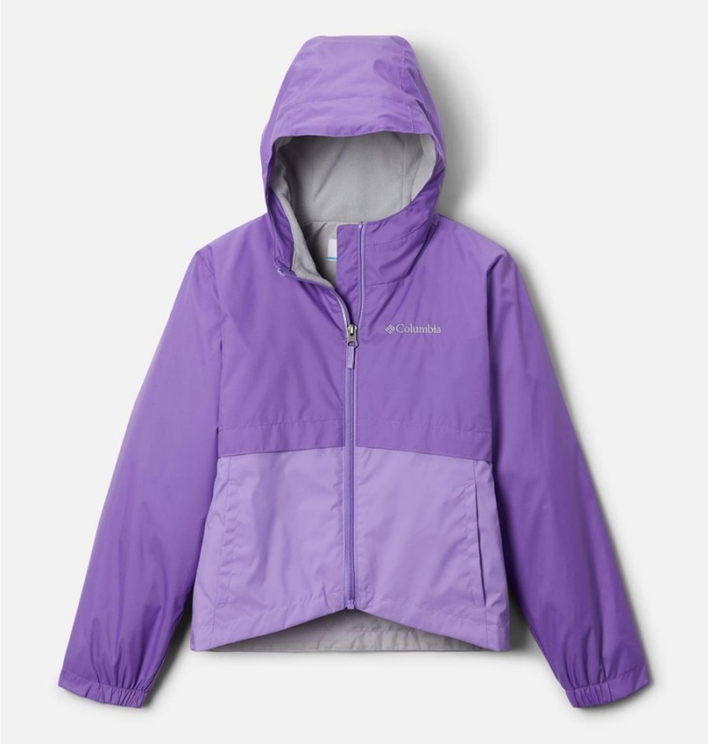 Columbia Rain-Zilla Kids\' Jacket Purple | UFMAZK-301