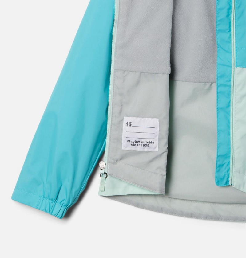 Columbia Rain-Zilla Kids' Jacket Turquoise | ULTBCS-725